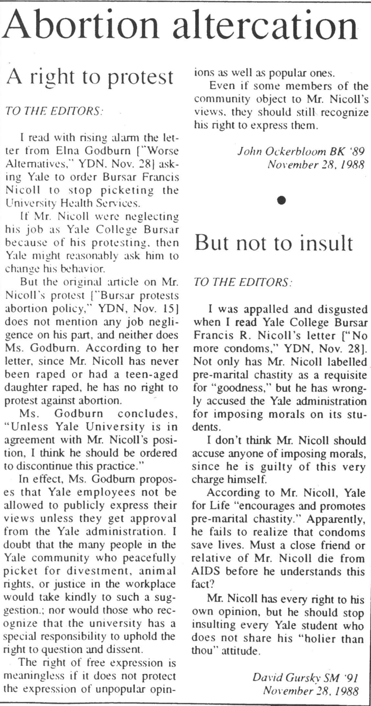 Abortion altercation article