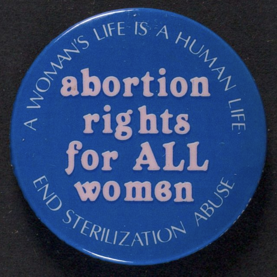 Abortion Rights for All pinback button