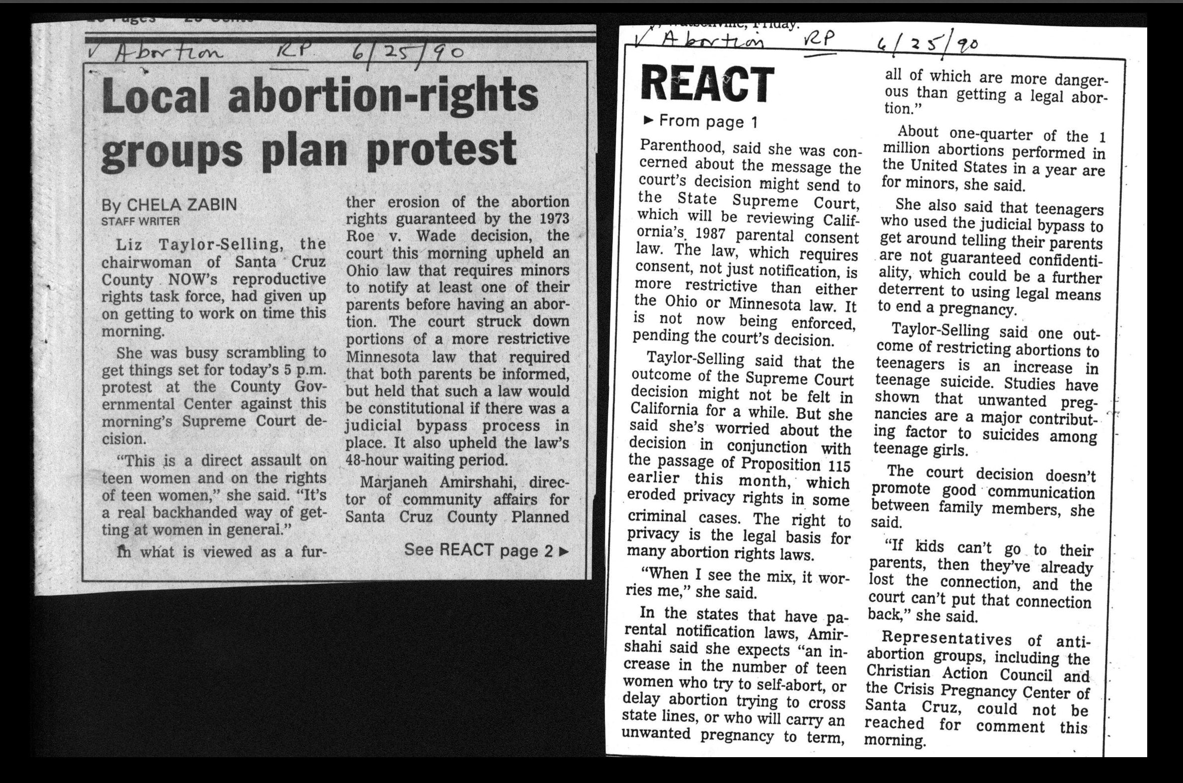 Local abortion-rights groups plan protest