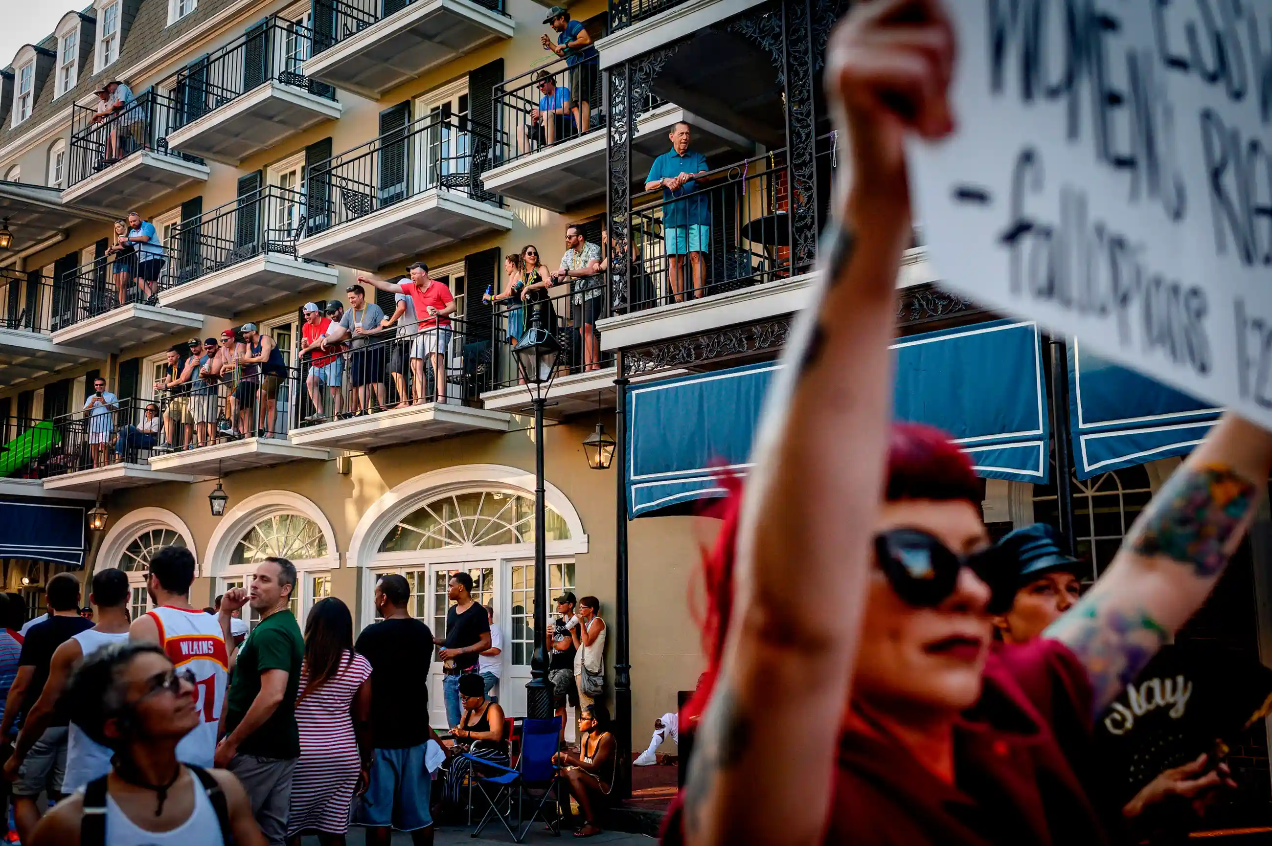 Bourbon Street pro-abortion rally, 2019