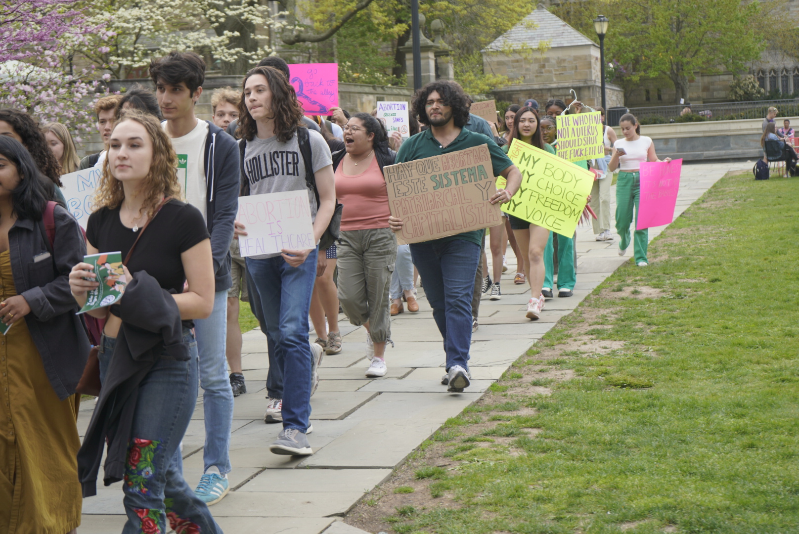 Yale Protest against the repeal of Roe v. Wade decision, 1 of 2